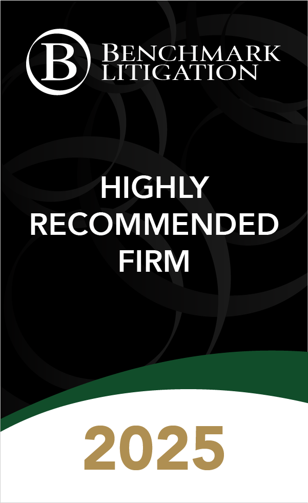 Benchmark Litigation Highly Recommended Firm